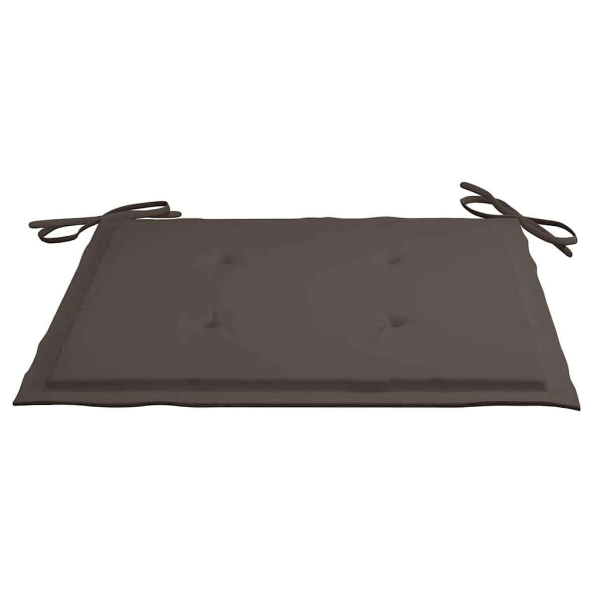 vidaXL Μαξιλάρια Καρέκλας Κήπου 4 τεμ. Taupe 40x40x3 εκ. Υφασμάτινα
