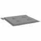 vidaXL Μαξιλάρια Καρέκλας Κήπου 2 τεμ. Γκρι 50x50x3 εκ. Υφασμάτινα