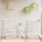 vidaXL Μαξιλάρια Καρέκλας Κήπου 2 τεμ. Κρεμ 50x50x3 εκ. Oxford Ύφασμα