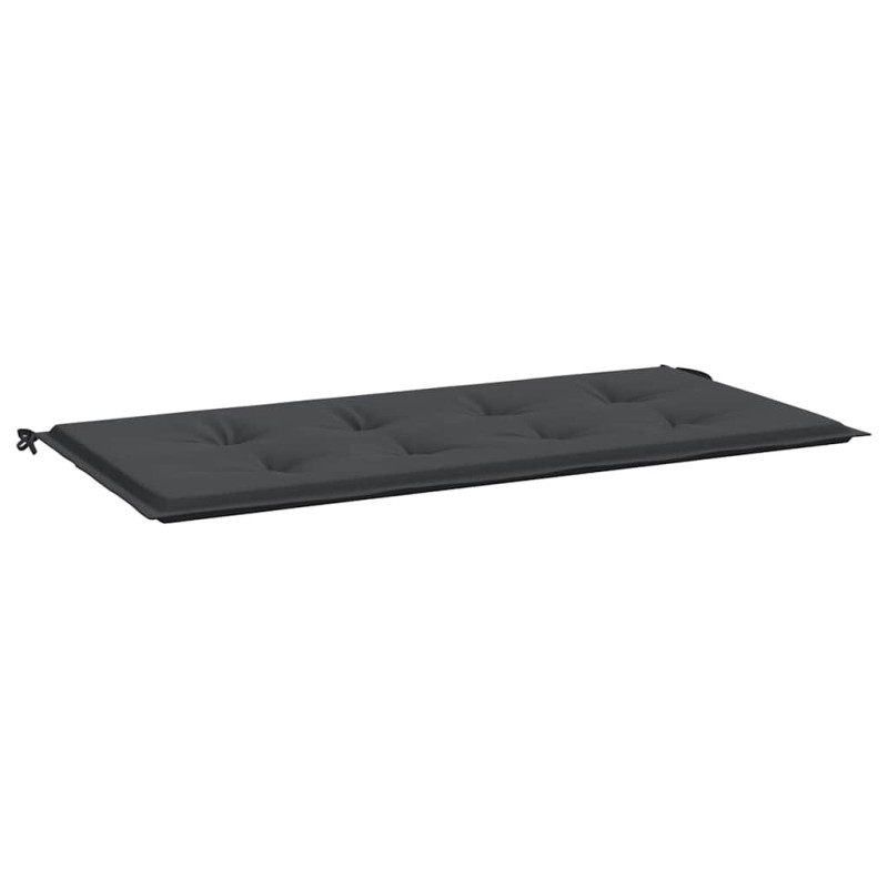 vidaXL Μαξιλάρι Πάγκου Κήπου Μαύρο 120x50x3 εκ. Ύφασμα Oxford