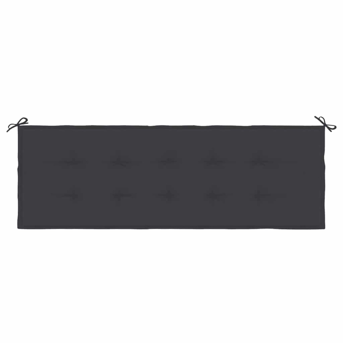 vidaXL Μαξιλάρι Πάγκου Κήπου Μαύρο 150 x 50 x 3 εκ. Ύφασμα Oxford