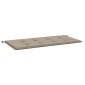 vidaXL Μαξιλάρι Πάγκου Κήπου Taupe 120x50x3 εκ. Ύφασμα Oxford