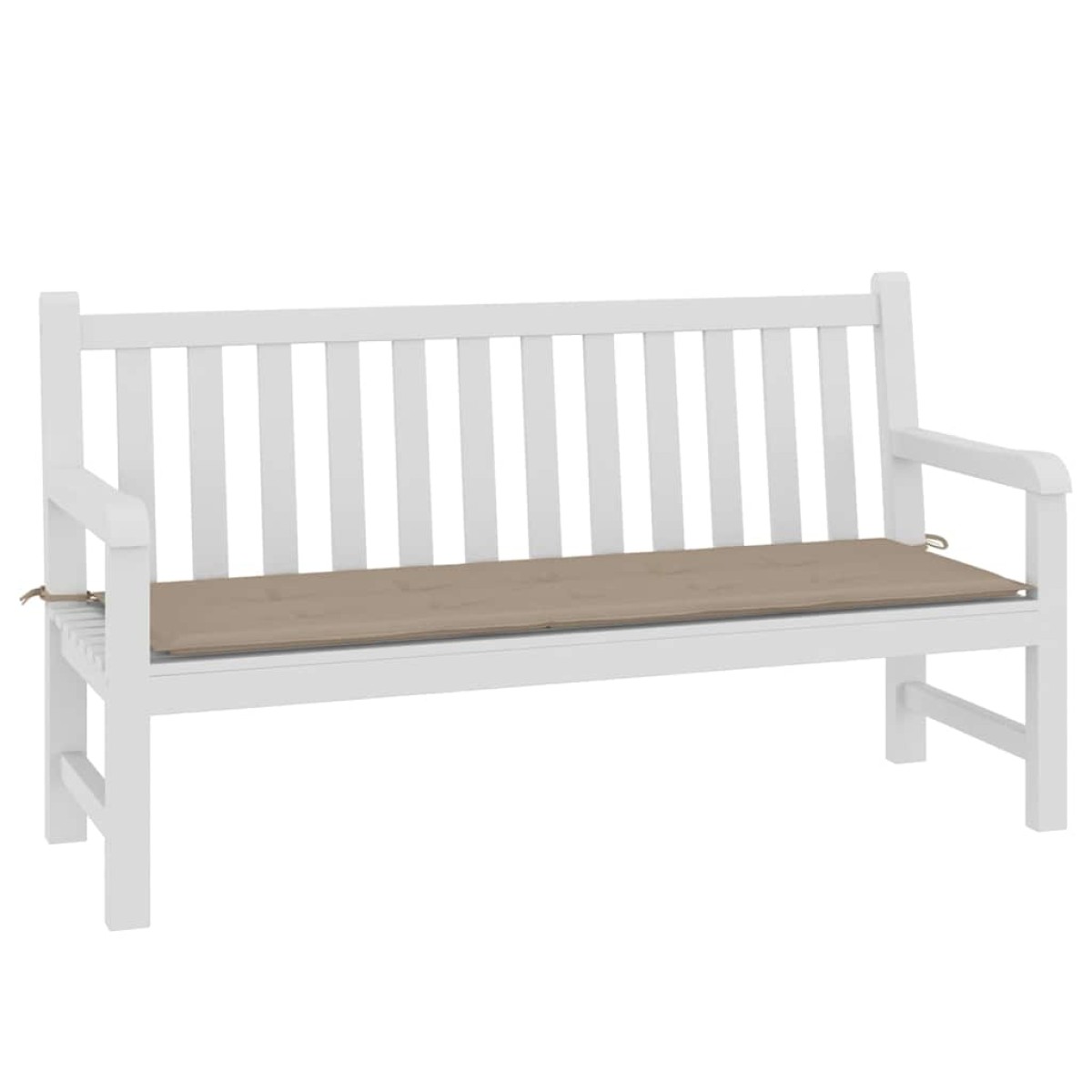 vidaXL Μαξιλάρι Πάγκου Κήπου Taupe 150 x 50 x 3 εκ. Ύφασμα Oxford