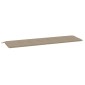 vidaXL Μαξιλάρι Πάγκου Κήπου Taupe 180x50x3 εκ. Ύφασμα Oxford