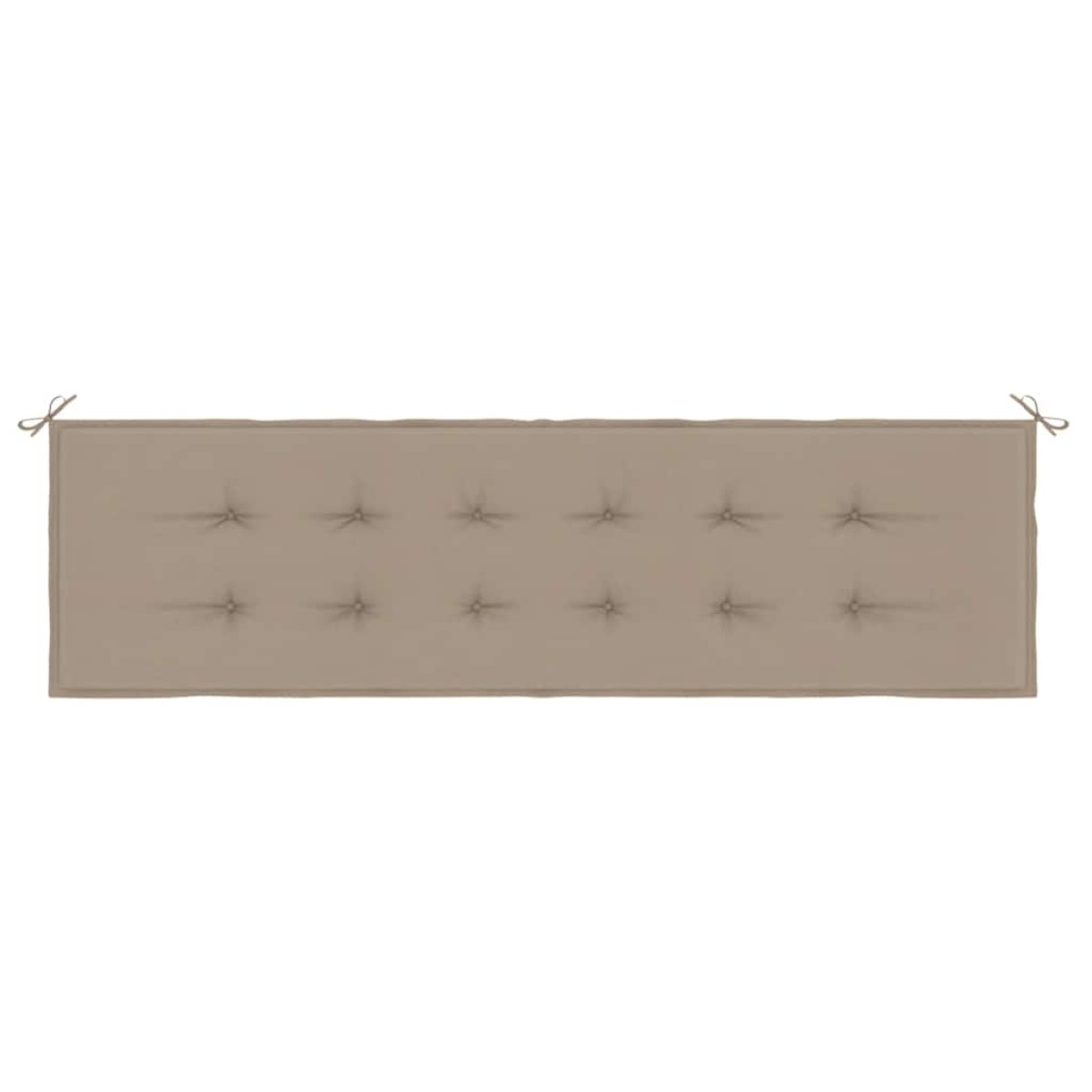 vidaXL Μαξιλάρι Πάγκου Κήπου Taupe 180x50x3 εκ. Ύφασμα Oxford