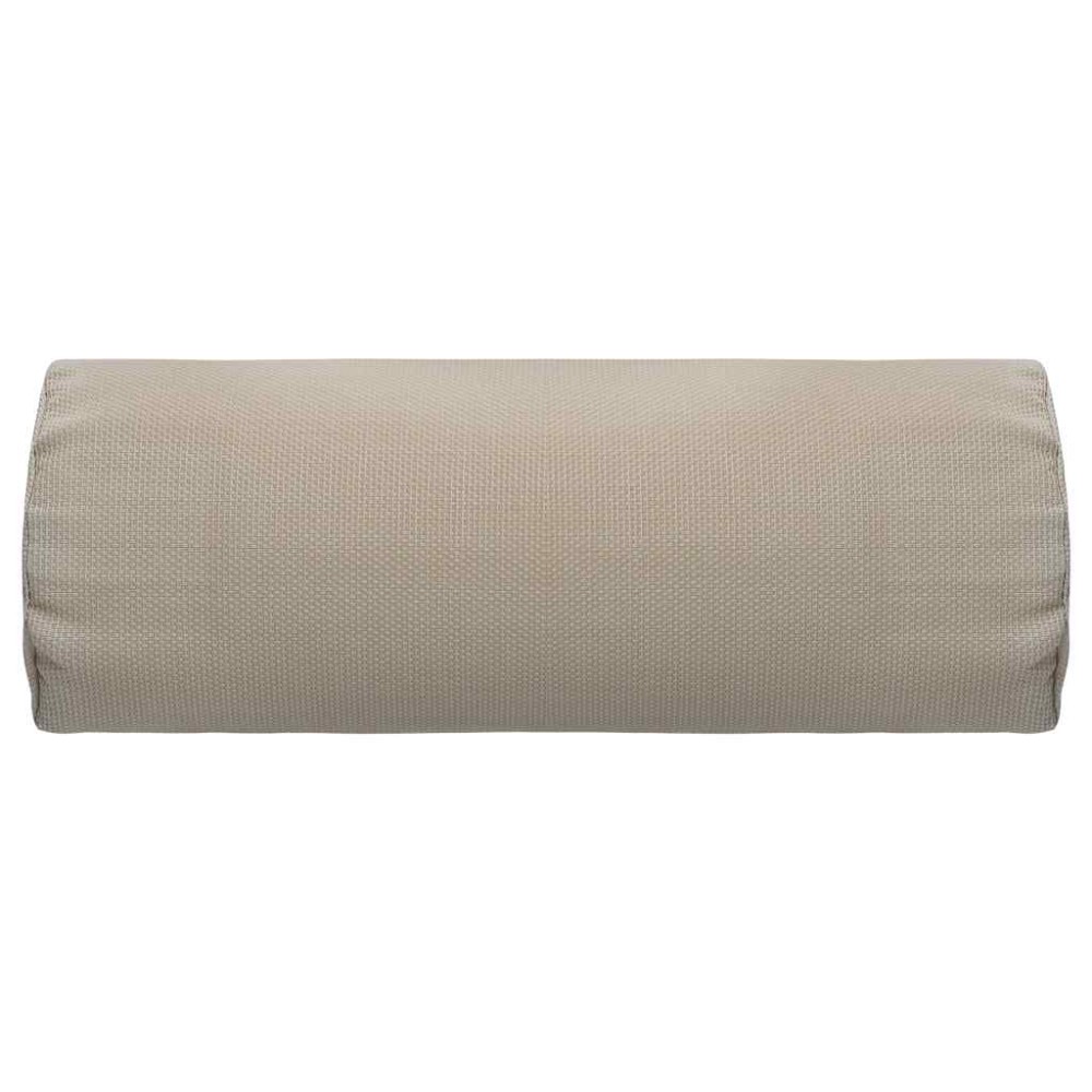 vidaXL Προσκέφαλο Σεζλόνγκ Taupe 40 x 7,5 x 15 εκ. από Textilene