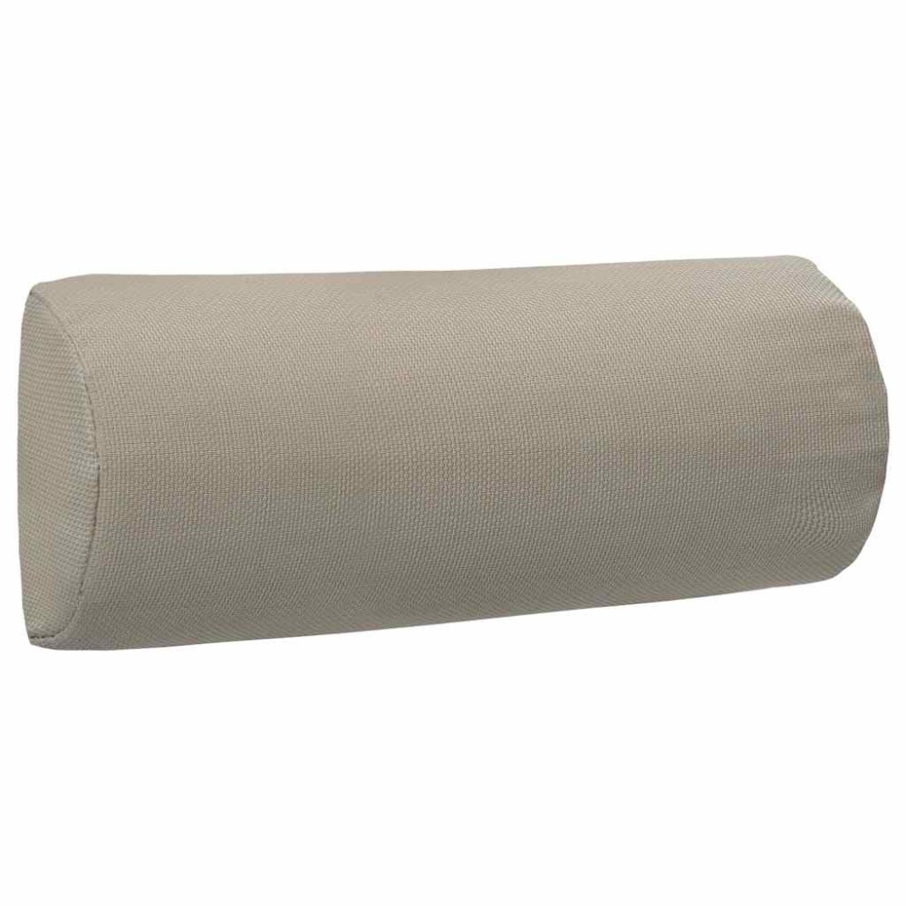 vidaXL Προσκέφαλο Σεζλόνγκ Taupe 40 x 7,5 x 15 εκ. από Textilene
