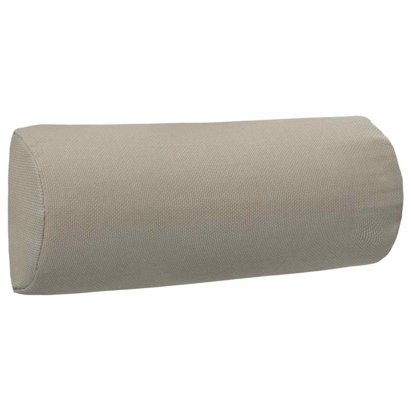 vidaXL Προσκέφαλο Σεζλόνγκ Taupe 40 x 7,5 x 15 εκ. από Textilene