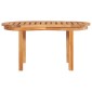 vidaXL Τραπεζάκι Σαλονιού 90 x 50 x 45 εκ. από Μασίφ Ξύλο Teak