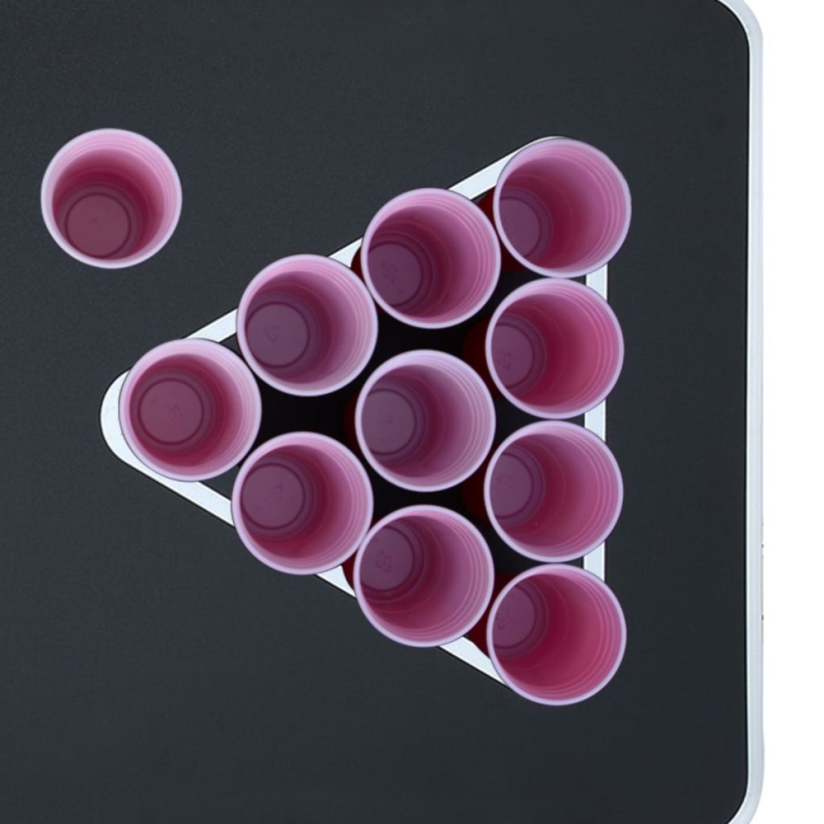 vidaXL Σετ Τραπεζιού Beer Pong 0,5 L Πλαστικό
