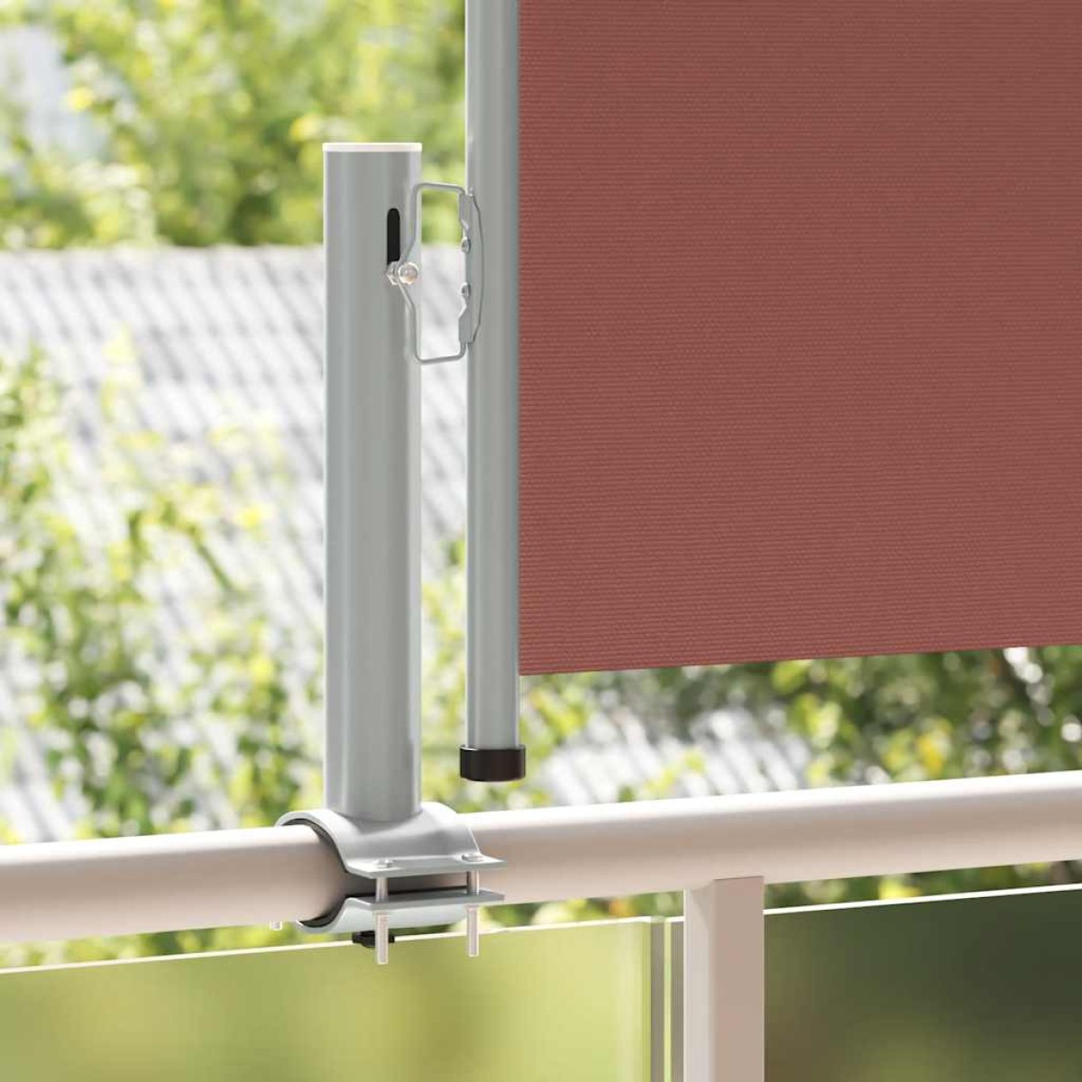 vidaXL Σκίαστρο Πλαϊνό Συρόμενο Βεράντας Καφέ 60 x 300 εκ.