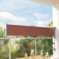 vidaXL Σκίαστρο Πλαϊνό Συρόμενο Βεράντας Καφέ 60 x 300 εκ.