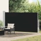 vidaXL Σκίαστρο Πλαϊνό Συρόμενο Βεράντας Μαύρο 170 x 300 εκ.