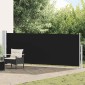 vidaXL Σκίαστρο Πλαϊνό Συρόμενο Βεράντας Μαύρο 140 x 500 εκ.