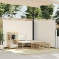 vidaXL Σκίαστρο Πλαϊνό Συρόμενο Κρεμ 140 x 600 εκ.