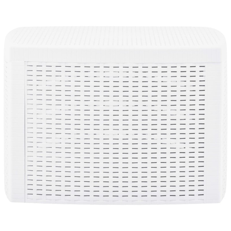 vidaXL Βοηθητικό Τραπέζι Λευκό 54 x 54 x 36,5 εκ. Πλαστικό