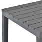 vidaXL Τραπέζι Κήπου Ανθρακί 78 x 78 x 72 εκ. Πλαστικό