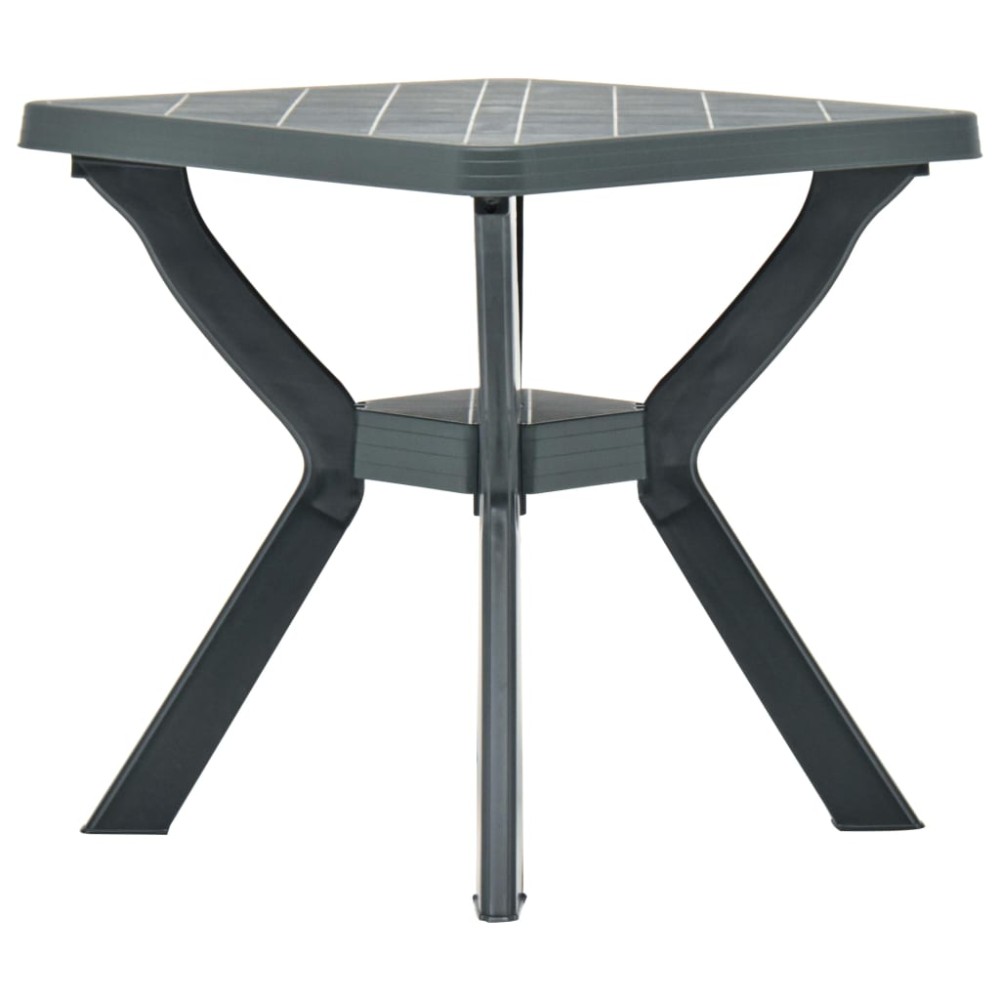 vidaXL Τραπέζι Bistro Πράσινο 70 x 70 x 72 εκ. Πλαστικό