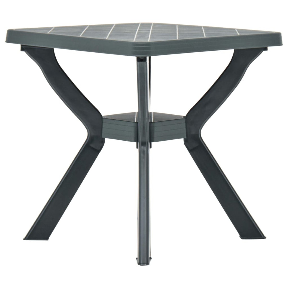 vidaXL Τραπέζι Bistro Πράσινο 70 x 70 x 72 εκ. Πλαστικό