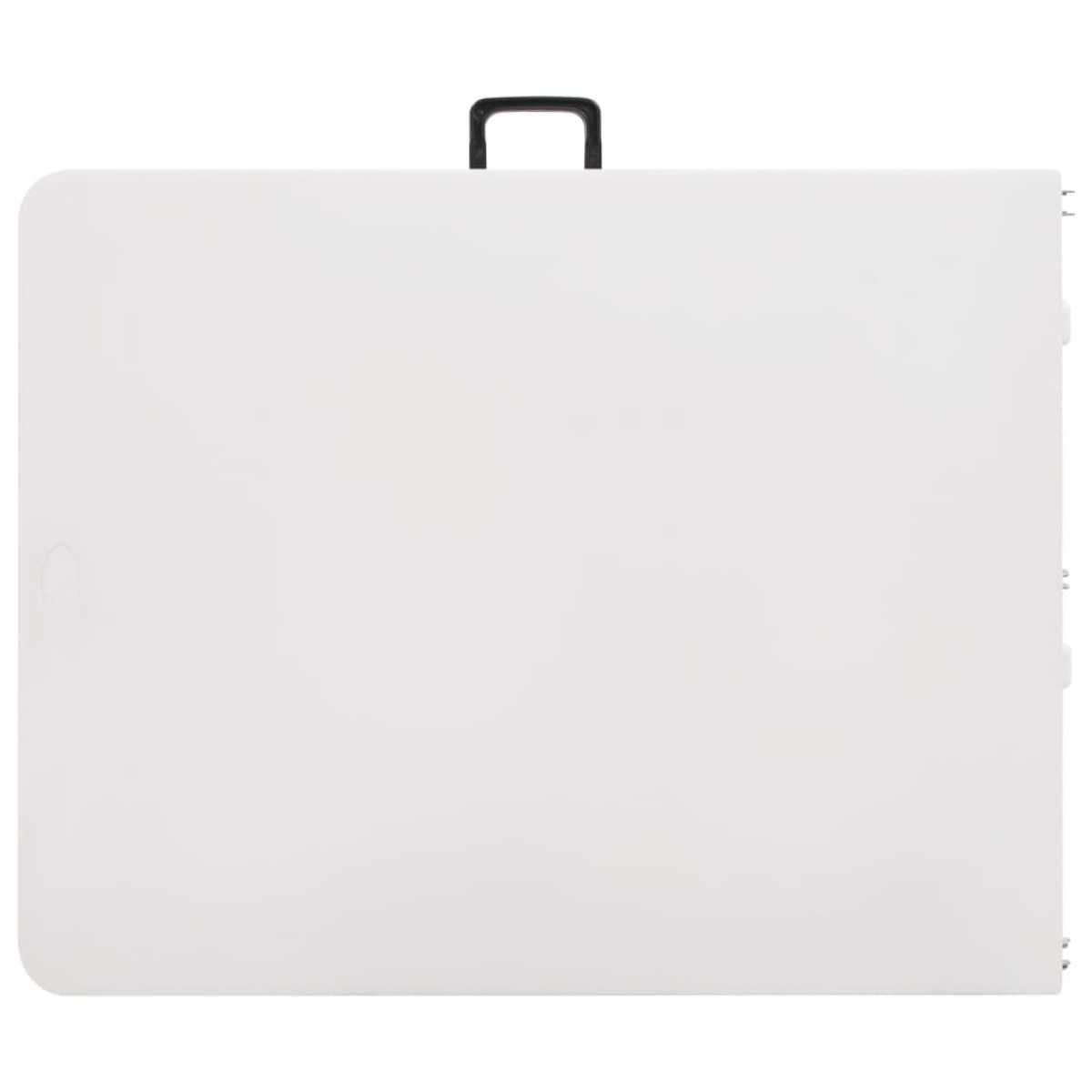vidaXL Τραπέζι Κήπου Πτυσσόμενο Λευκό 180 x 72 x 72 εκ. από HDPE