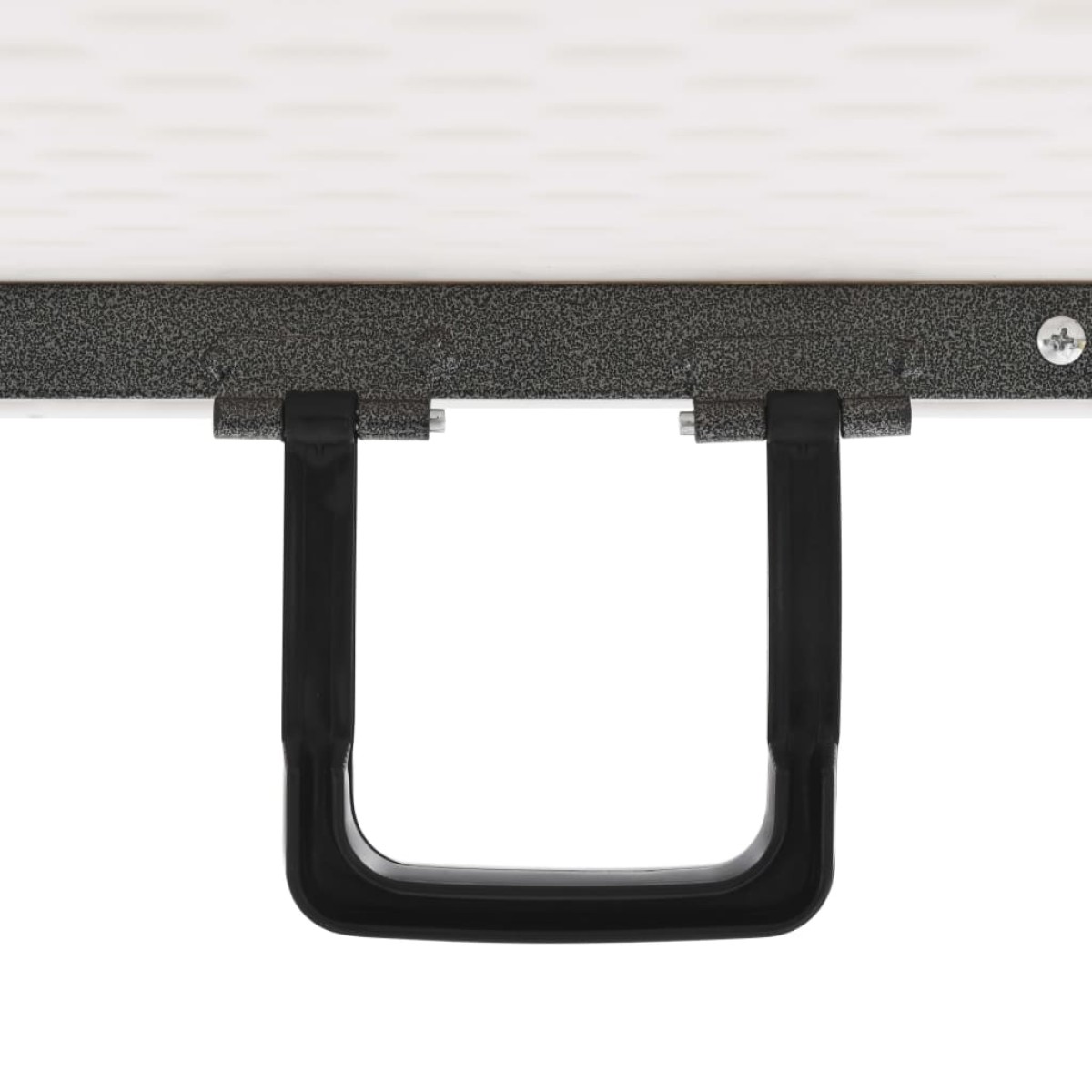 vidaXL Τραπέζι Κήπου Πτυσσόμενο Λευκό 180 x 72 x 72 εκ. από HDPE