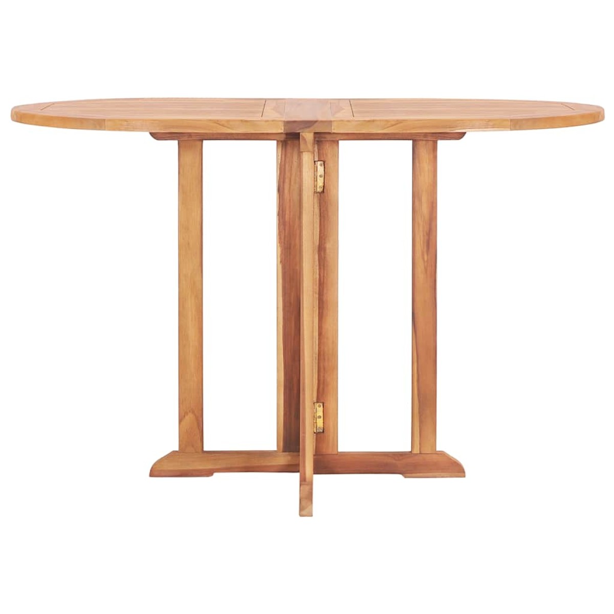 vidaXL Τραπέζι Κήπου Butterfly Πτυσσόμενο 120x70x75 εκ Μασίφ Ξύλο Teak