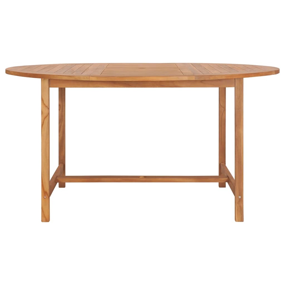 vidaXL Τραπέζι Κήπου 150 x 76 εκ. από Μασίφ Ξύλο Teak