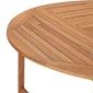 vidaXL Τραπέζι Κήπου 150 x 76 εκ. από Μασίφ Ξύλο Teak