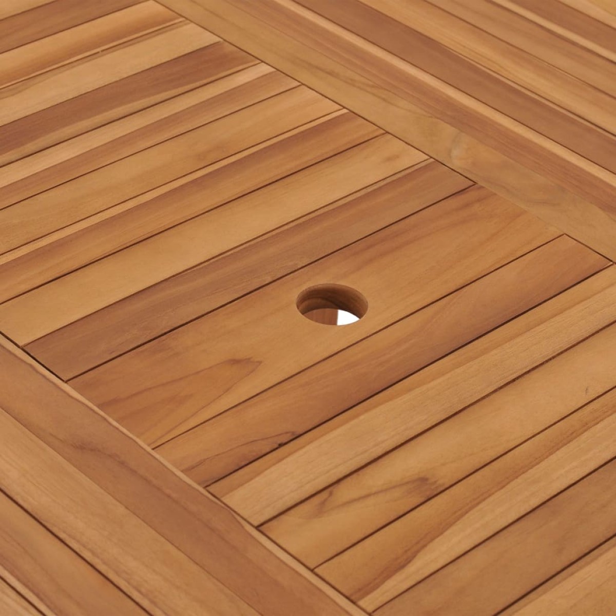 vidaXL Τραπέζι Κήπου 150 x 76 εκ. από Μασίφ Ξύλο Teak