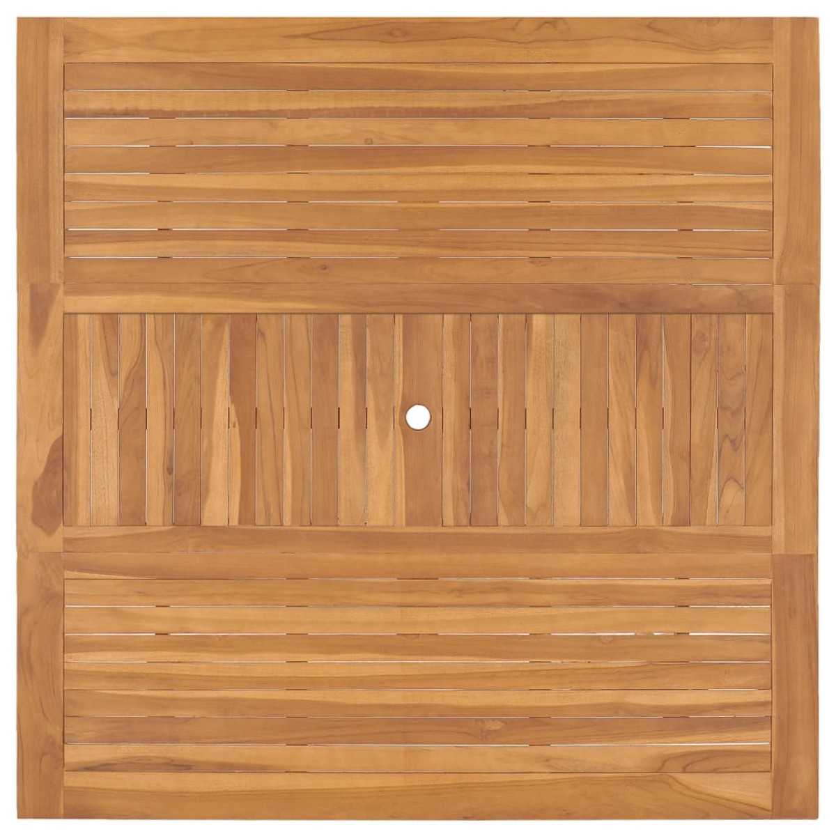 vidaXL Τραπέζι Κήπου 150 x 150 x 76 εκ. από Μασίφ Ξύλο Teak