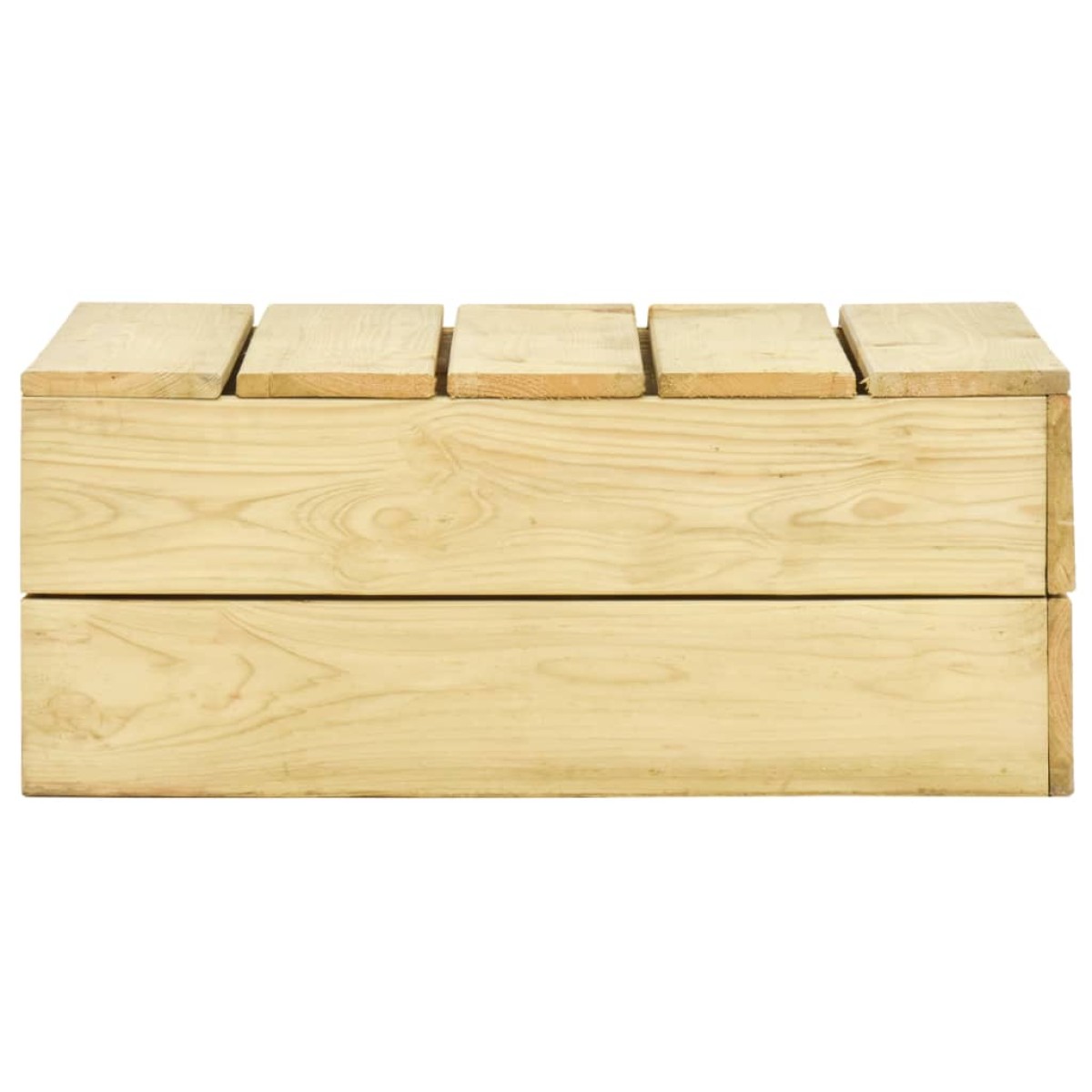 vidaXL Τραπέζι Κήπου 75 x 75 x 31 εκ. από Εμποτισμένο Ξύλο Πεύκου