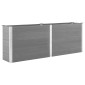 vidaXL Ζαρντινιέρα Υπερυψωμένη Γκρι 250 x 50 x 91 εκ. από WPC
