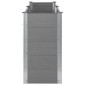vidaXL Ζαρντινιέρα Υπερυψωμένη Γκρι 250 x 50 x 91 εκ. από WPC