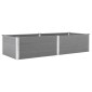 vidaXL Ζαρντινιέρα Υπερυψωμένη Γκρι 250 x 100 x 54 εκ. από WPC