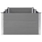 vidaXL Ζαρντινιέρα Υπερυψωμένη Γκρι 250 x 100 x 54 εκ. από WPC