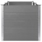 vidaXL Ζαρντινιέρα Υπερυψωμένη Γκρι 250 x 100 x 91 εκ. από WPC