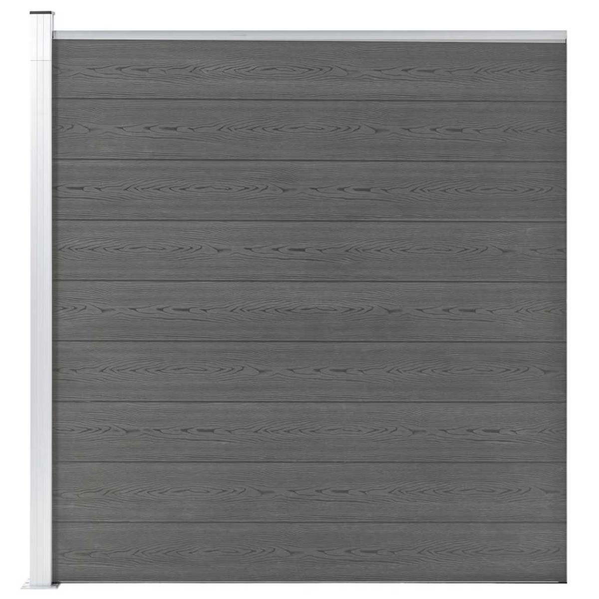 vidaXL Πάνελ Περίφραξης Γκρι 175 x 186 εκ. από WPC