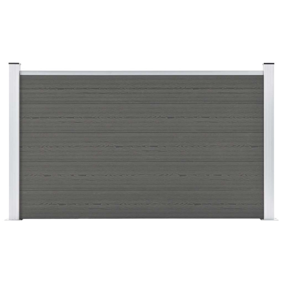 vidaXL Πάνελ Περίφραξης Γκρι 180 x 105 εκ. από WPC