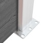 vidaXL Πάνελ Περίφραξης Γκρι 175 x 105 εκ. από WPC