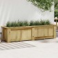 vidaXL Υπερυψωμένη Γλάστρα 196 x 50 x 50 εκ. Εμποτισμένο Ξύλο Πεύκου