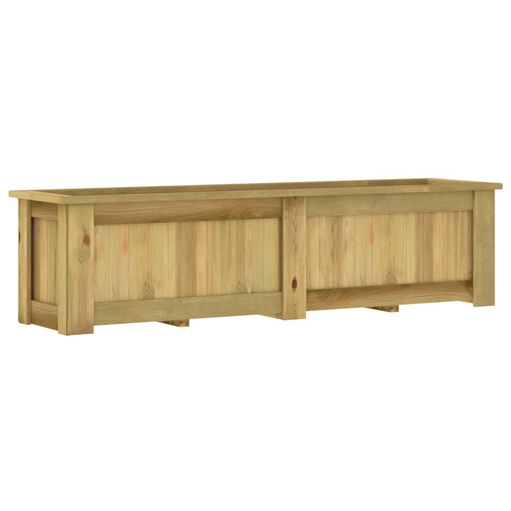 vidaXL Υπερυψωμένη Γλάστρα 196 x 50 x 50 εκ. Εμποτισμένο Ξύλο Πεύκου