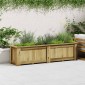 vidaXL Υπερυψωμένη Γλάστρα 196 x 50 x 50 εκ. Εμποτισμένο Ξύλο Πεύκου