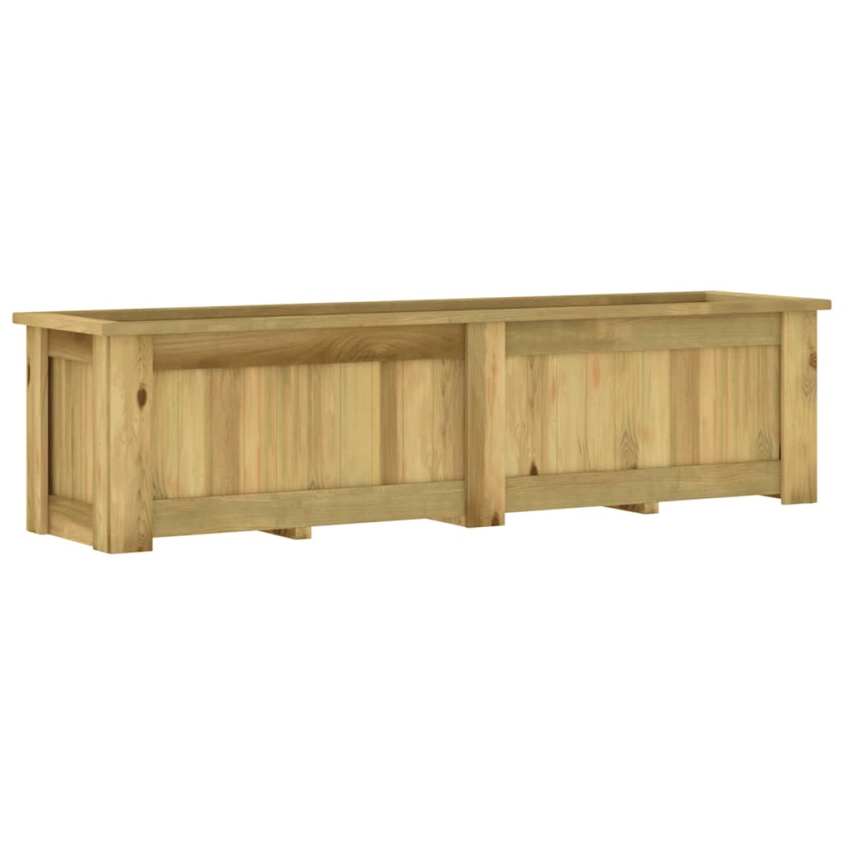 vidaXL Υπερυψωμένη Γλάστρα 196 x 50 x 50 εκ. Εμποτισμένο Ξύλο Πεύκου
