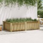vidaXL Υπερυψωμένη Γλάστρα 196 x 100 x 50 εκ. Εμποτισμένο Ξύλο Πεύκου
