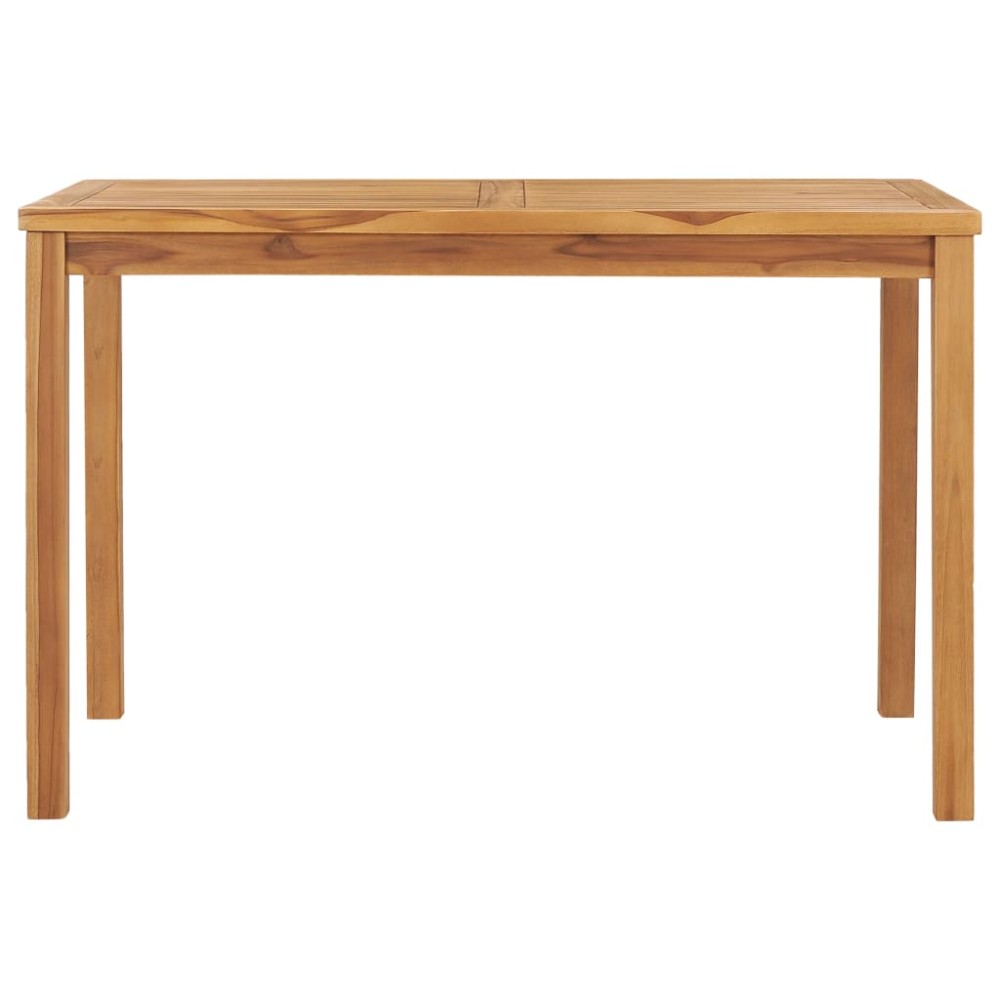 vidaXL Τραπεζαρία Κήπου 120 x 70 x 77 εκ. από Μασίφ Ξύλο Teak