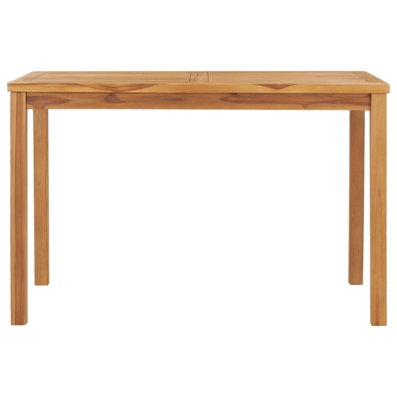 vidaXL Τραπεζαρία Κήπου 120 x 70 x 77 εκ. από Μασίφ Ξύλο Teak