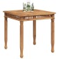 vidaXL Τραπεζαρία Κήπου 80 x 80 x 80 εκ. από Μασίφ Ξύλο Teak