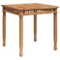vidaXL Τραπεζαρία Κήπου 80 x 80 x 80 εκ. από Μασίφ Ξύλο Teak
