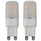 vidaXL Φωτιστικό Οροφής με 3 LED Λαμπτήρες G9 120 W
