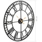 vidaXL Ρολόι Τοίχου Vintage XXL 60 εκ. Μεταλλικό με Μηχανισμό Quartz